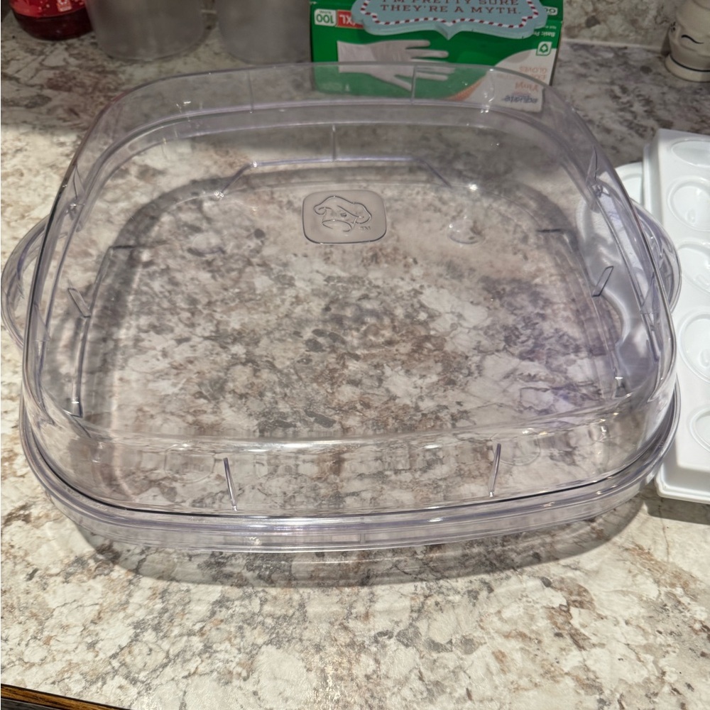 Pampered Chef 12x12 Chill & Serve w/ extra inserts